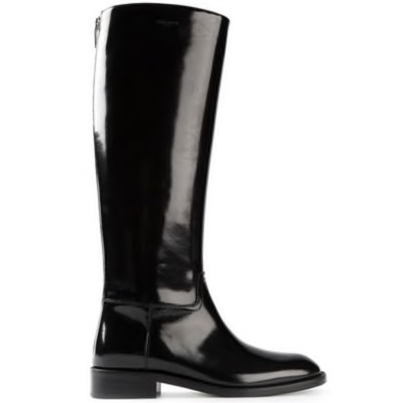 SOLD Saint Laurent YSL Caval Riding Boots Back Zip - Picture 3 of 8